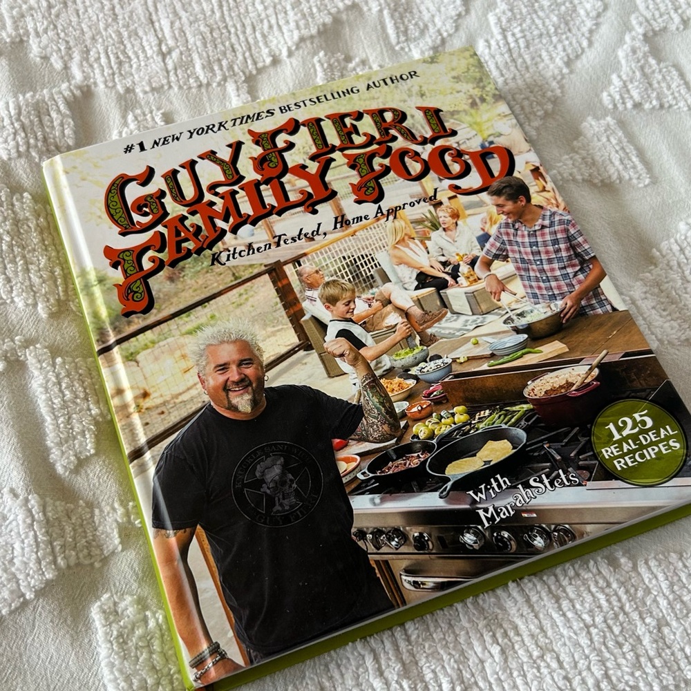 Guy Fieri Family Food Hardback Cookbook
